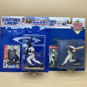 Frank Thomas Starting Lineup Chicago White Sox Figurine Lot Of 2 NIB 1995 &1997